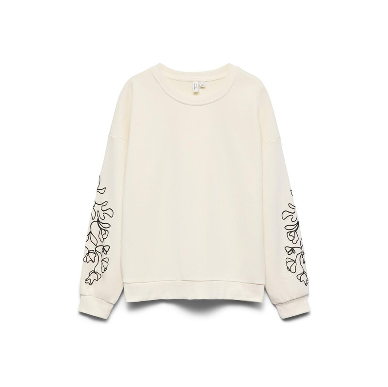 VERO MODA Mikina VMLada černá / offwhite