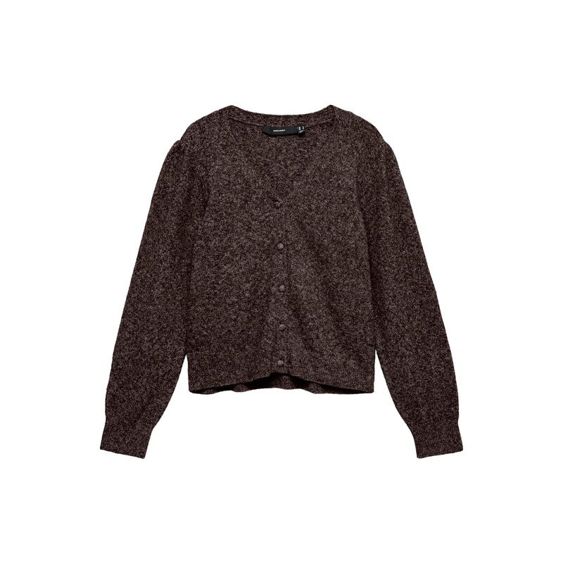 VERO MODA Kardigan VMDoffy hnědý melír