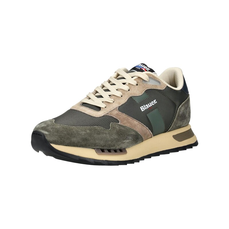 Blauer.USA Tenisky khaki / olivová / tmavě zelená