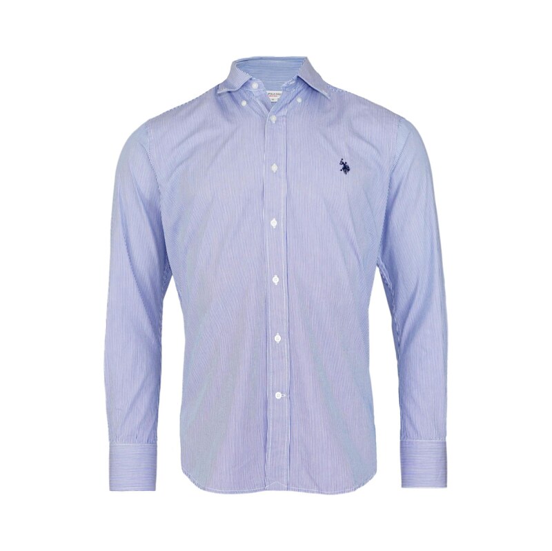 U.S. POLO ASSN. Košile světlemodrá / bílá
