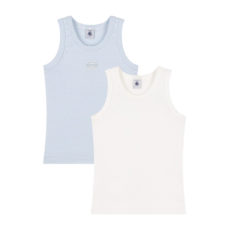 PETIT BATEAU Tričko světlemodrá / bílá
