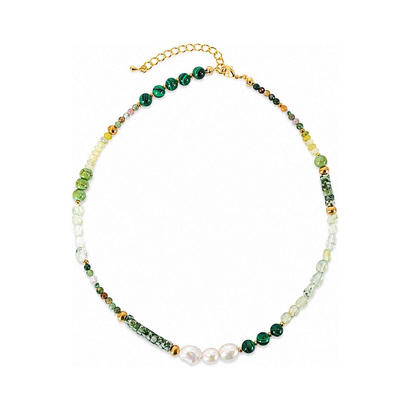 RteRme Řetízek Elira Necklace zelená