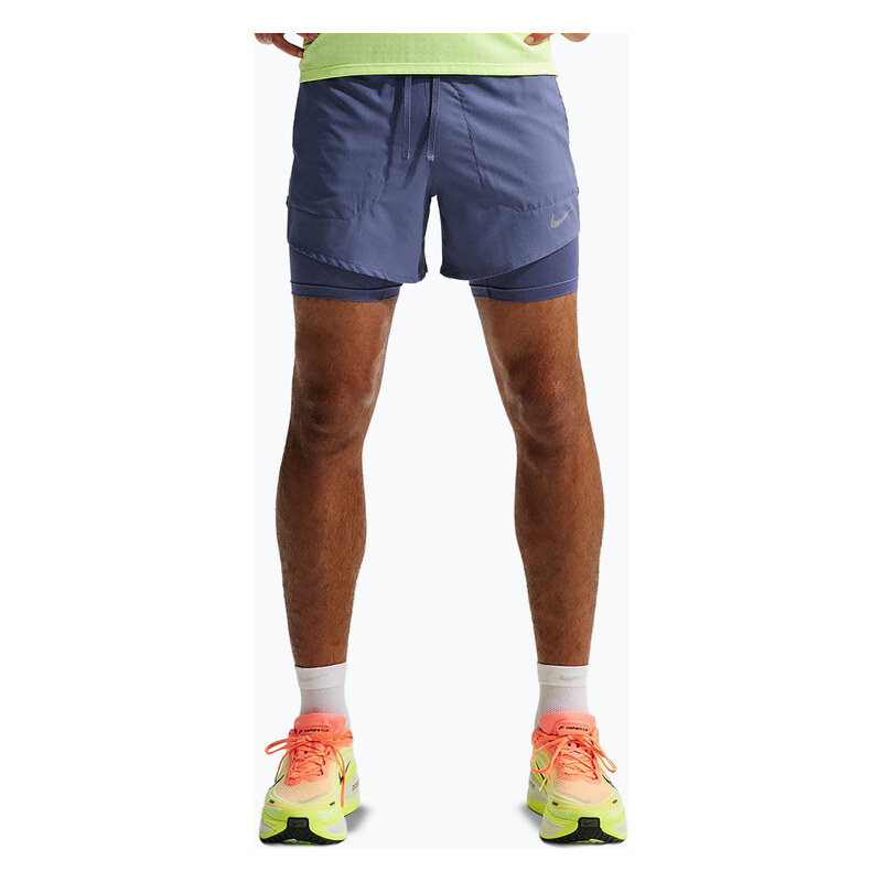 Pánské běžecké šortky Nike Stride diffused blue