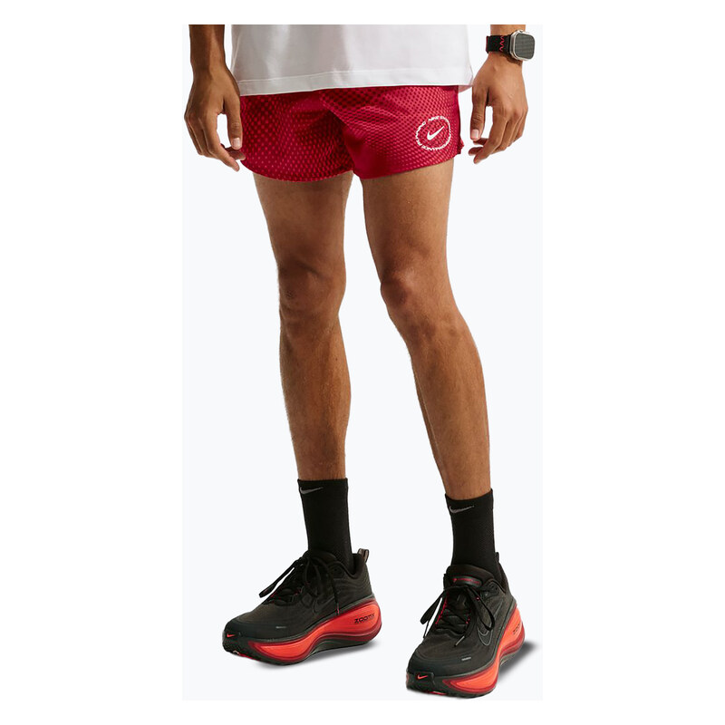 Pánské běžecké šortky Nike Stride fusion red