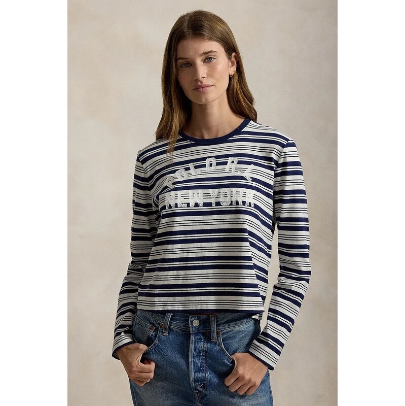 Polo Ralph Lauren tričko s dlouhým rukávem dámské bavlněné