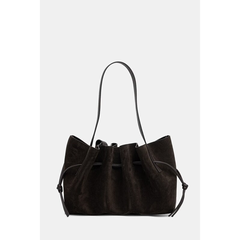 Yuzefi hobo kabelka dámská semišová SCALLOP SHOULDER