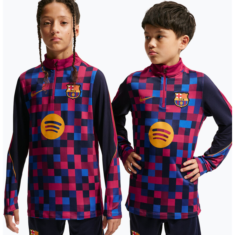 Dětská fotbalová mikina Nike FC Barcelona Dri-Fit Strike Drill