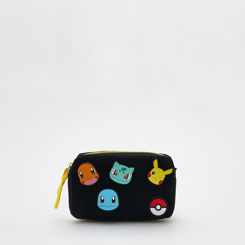 Reserved - Taštička s Pokémony na suchý zip - černý