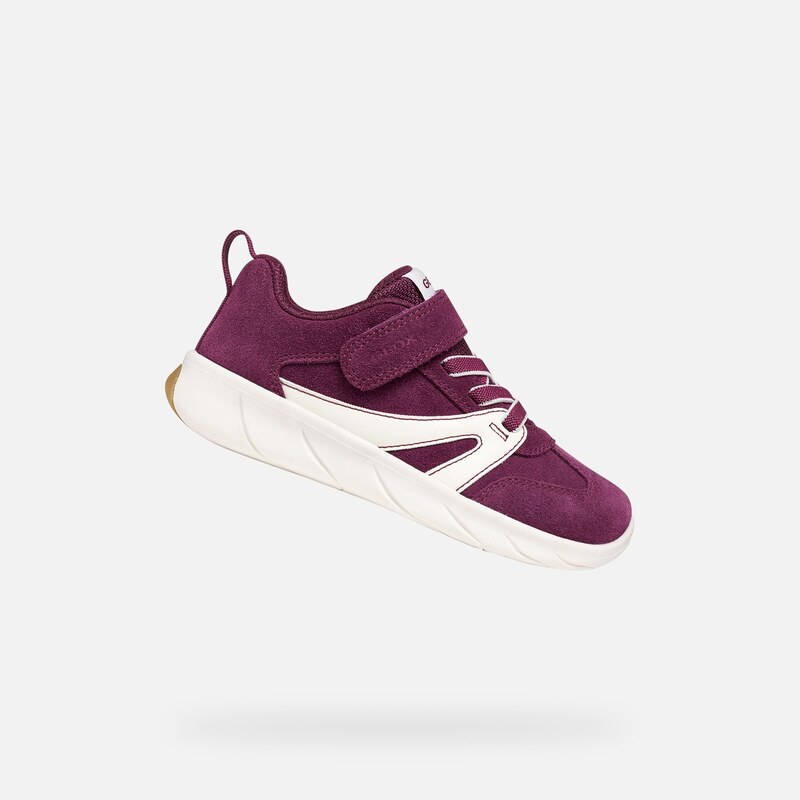 Fialové dívčí tenisky Geox Foot-run