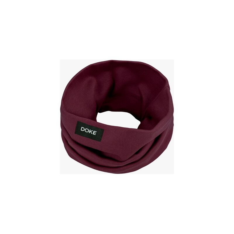 DOKE Nákrčník organic maroon