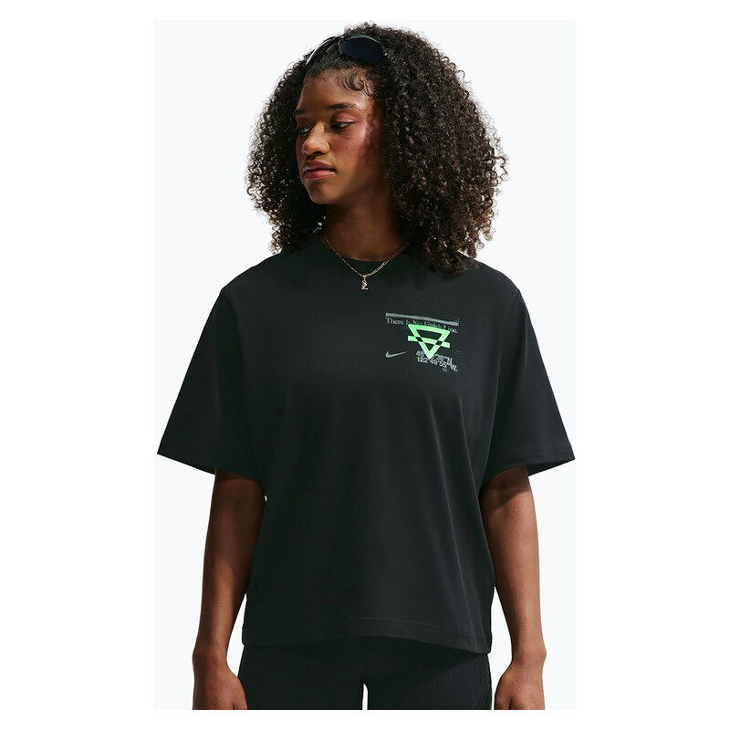 Dámské běžecké tričko Nike Swift Dri-Fit black/no color/illusion