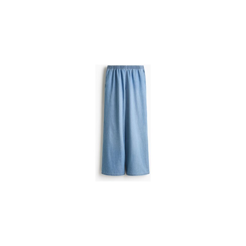H&M - Natahovací džínové kalhoty - Světlý Denim Blue