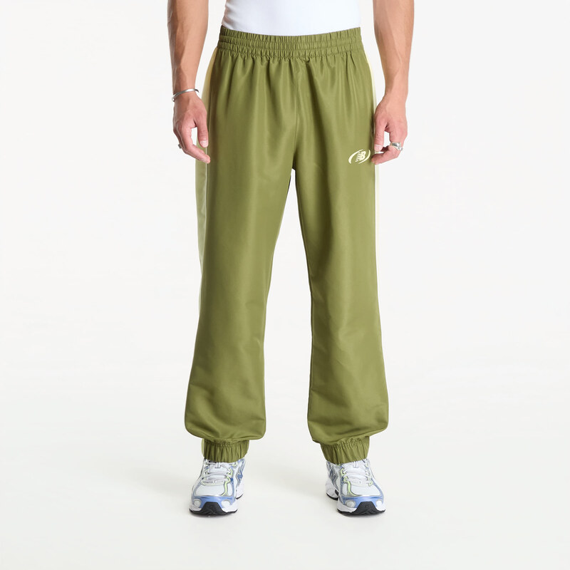 Kalhoty New Balance Trackside Woven Pant Sport Green/ Fennel
