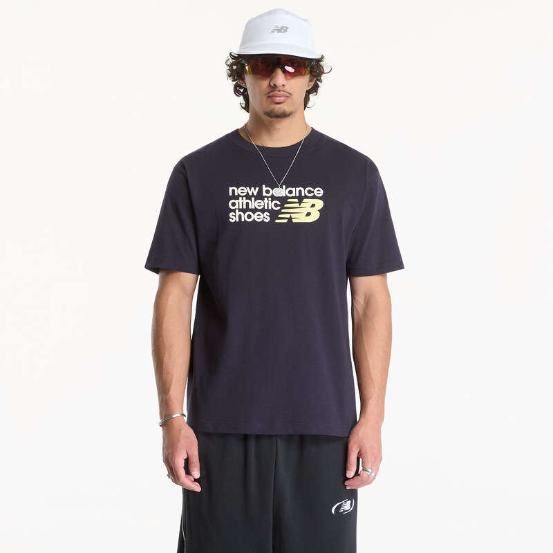 Tričko New Balance Athletics Premium Relaxed Chest Logo T-Shirt