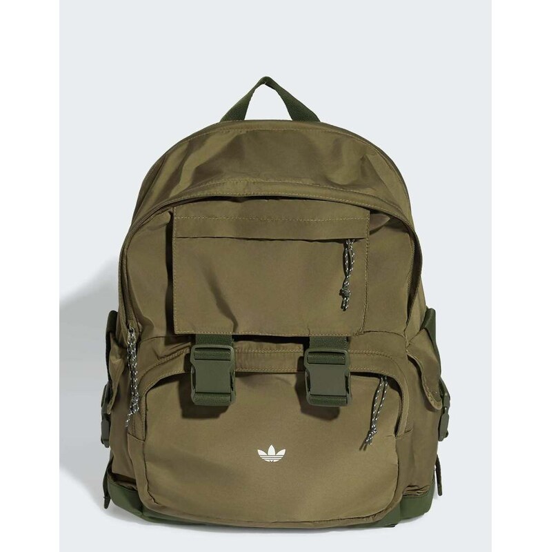 adidas Originals Backpack in olive strata-Green