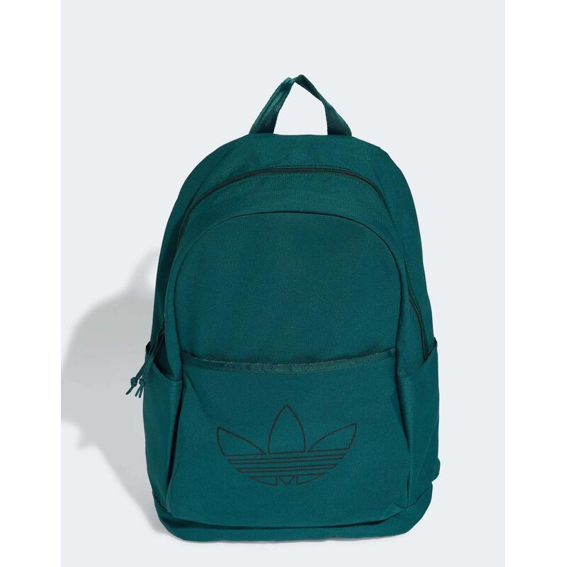 adidas Originals Adicolor backpack in rich green