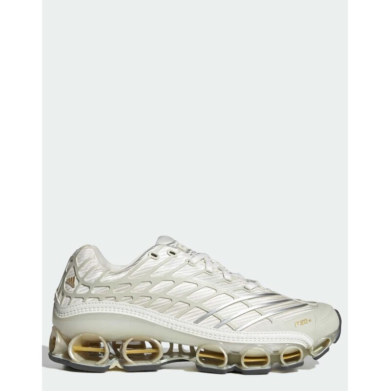 adidas Originals Megaride f50 shoes in cloud white / ice gold