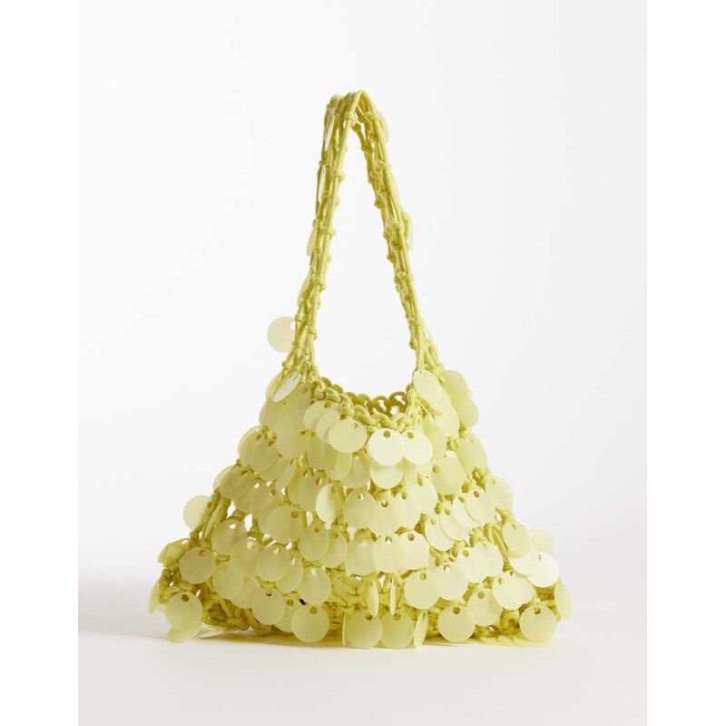 True Decadence mini disc grab bag in lime-Yellow