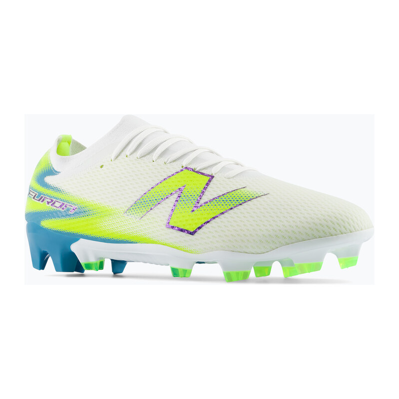 Kopačky New Balance Furon Team V9 FG white/alkaline green
