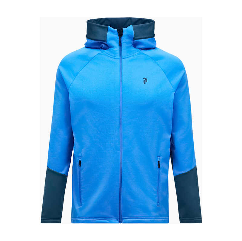 Pánská mikina Peak Performance Rider Essentials Zip Hood Azure