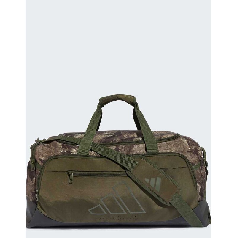 adidas performance Training defender graphic duffle bag medium