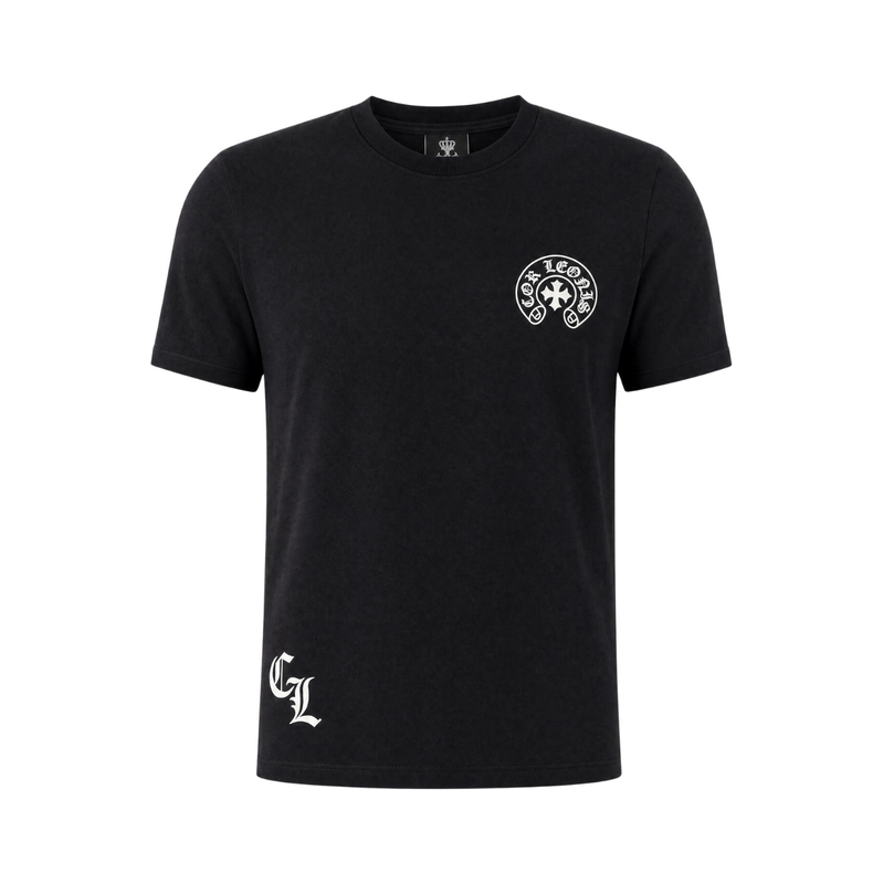 COR LEONIS Cross Black tričko