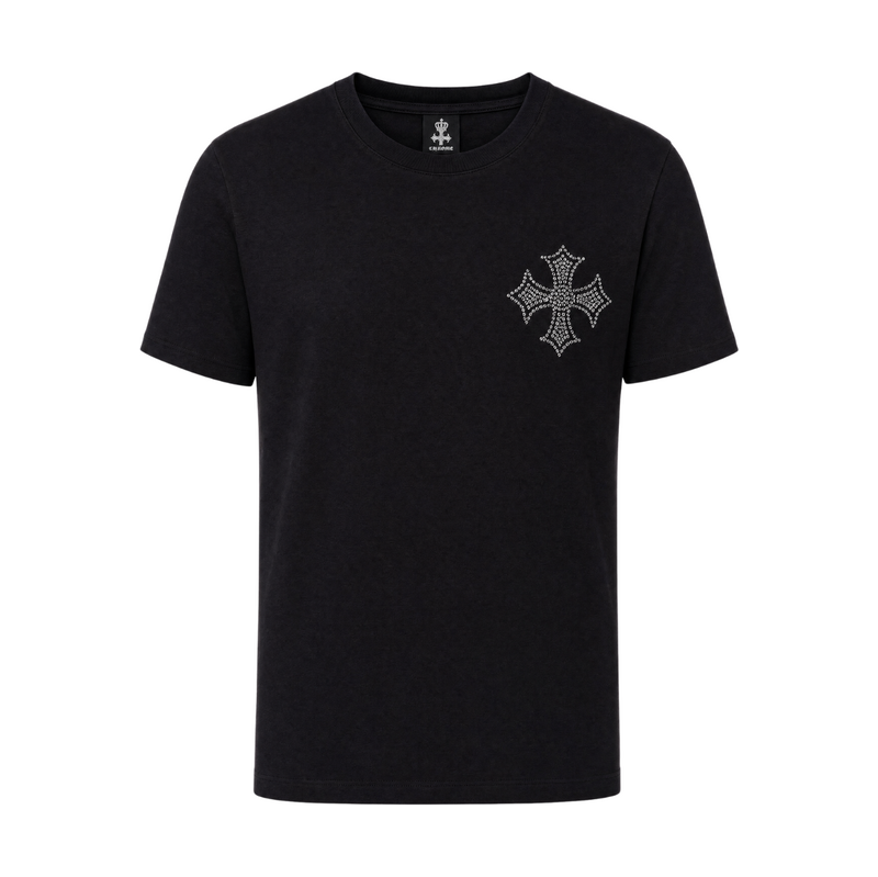 COR LEONIS Strass Black tričko