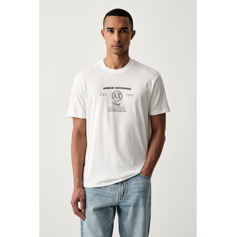Armani Exchange tričko pánské bavlněné