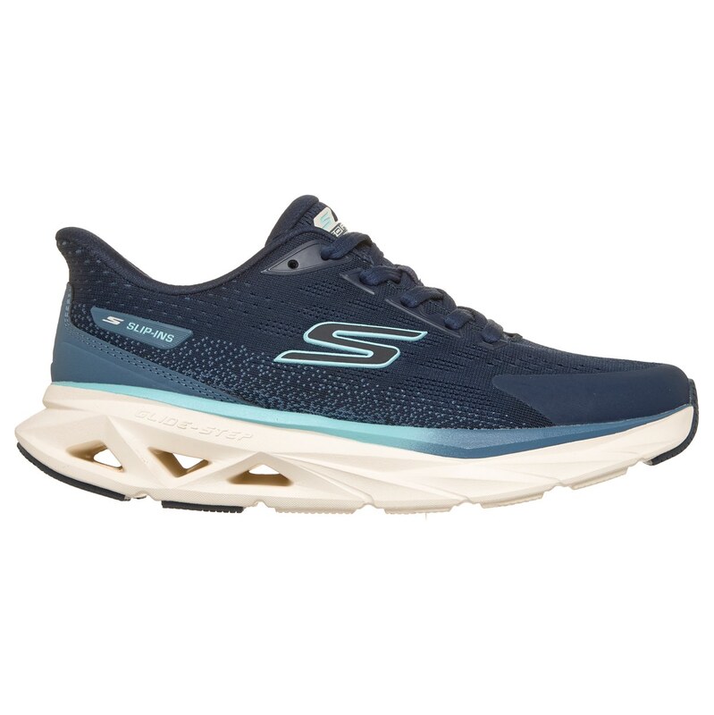 Skechers Ženy Slip-ins: Glide-Step Vortex Shoes v Tmave Modrá,