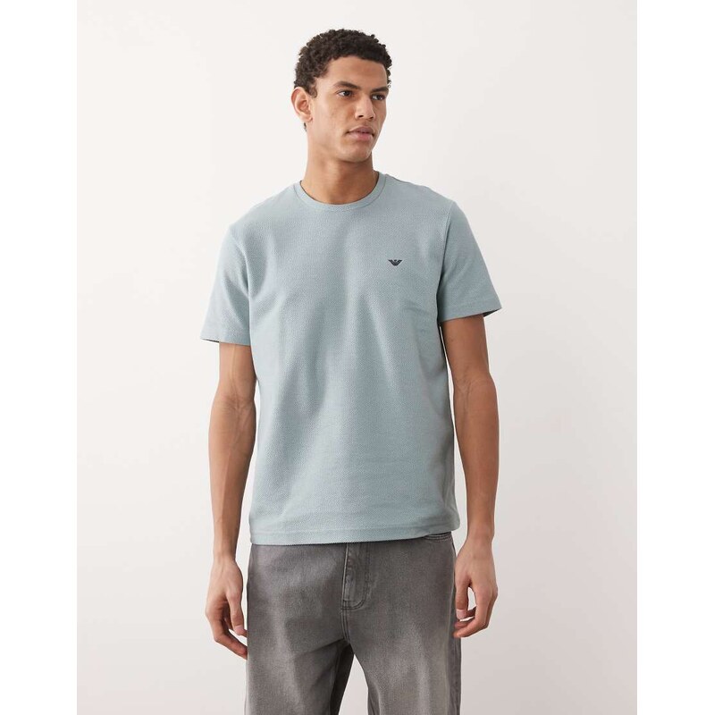 Emporio Armani Bodywear t-shirt with logo in blue