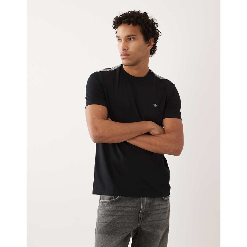Emporio Armani Bodywear logo t-shirt in black