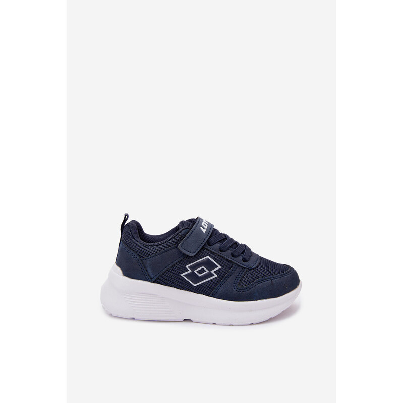 Dětské sportovní boty na suchý zip LOTTO SOBRIO 2601570K tmavě