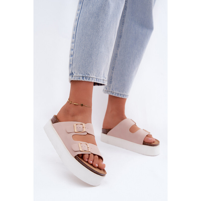 Klapky na platformě model 229728 Step in style