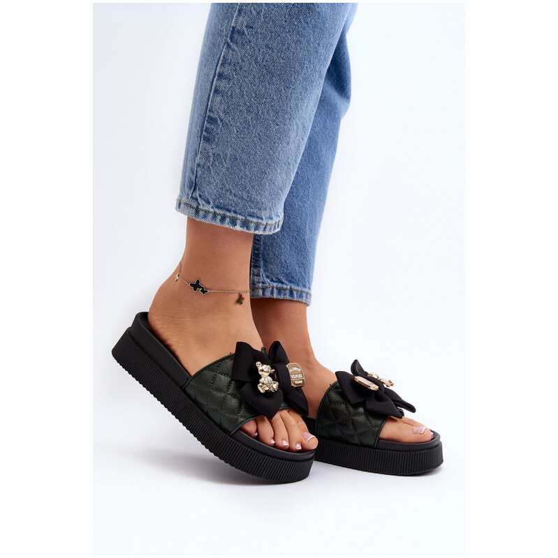 Klapky na platformě model 229725 Step in style