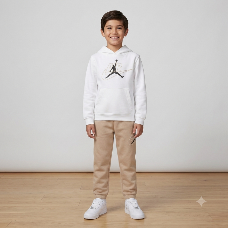 Jordan jm swoosh flc po set HEMP