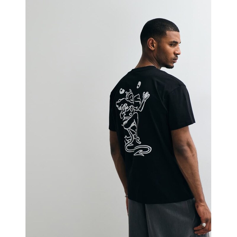 Carhartt WIP playing cards t-shirt with back print in black