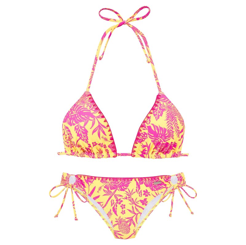 VENICE BEACH Bikiny žlutá / pink