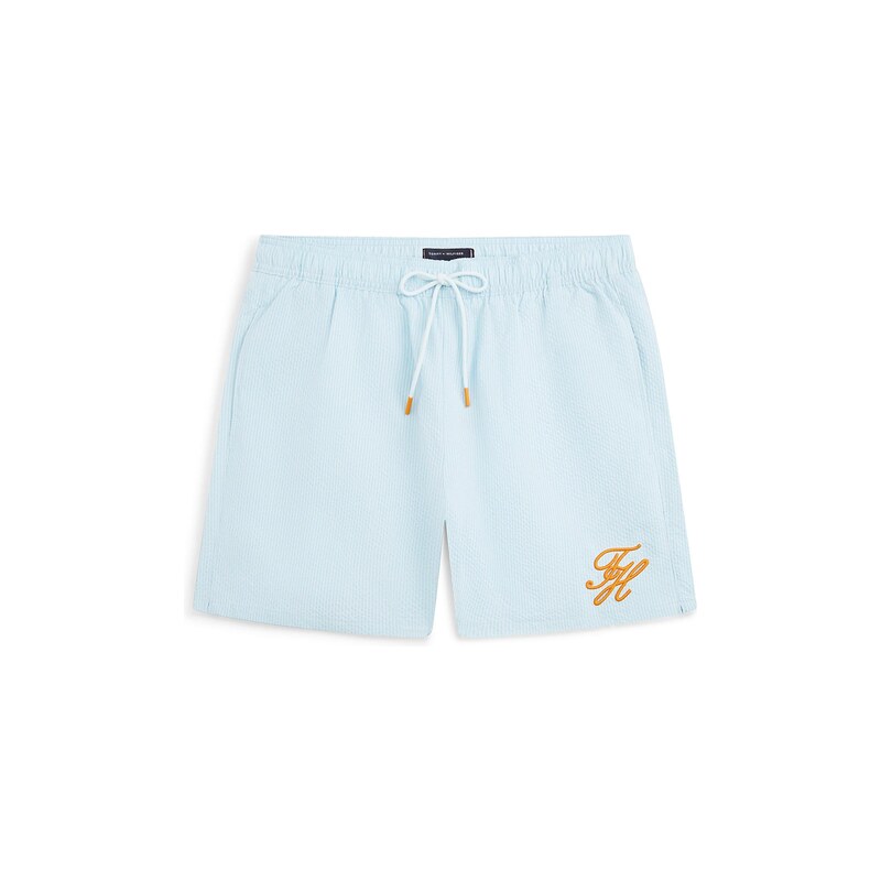 TOMMY HILFIGER Plavecké šortky azurová / světlemodrá / šafrán