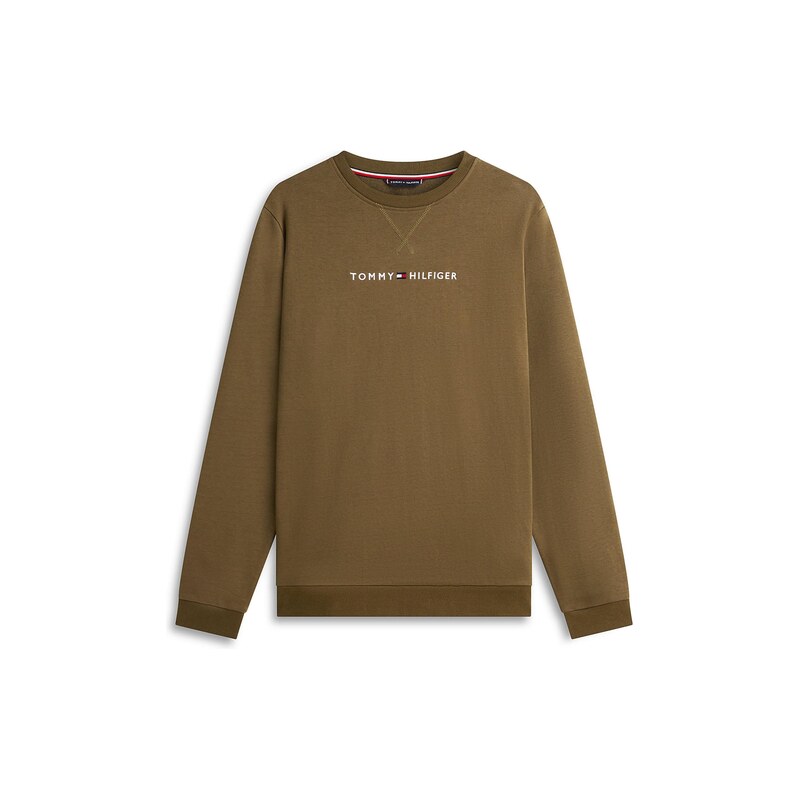 TOMMY HILFIGER Mikina námořnická modř / olivová / červená / bílá