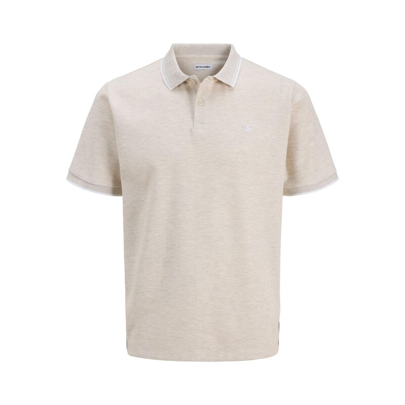 JACK & JONES Tričko JJEAustin bílá / bílý melír