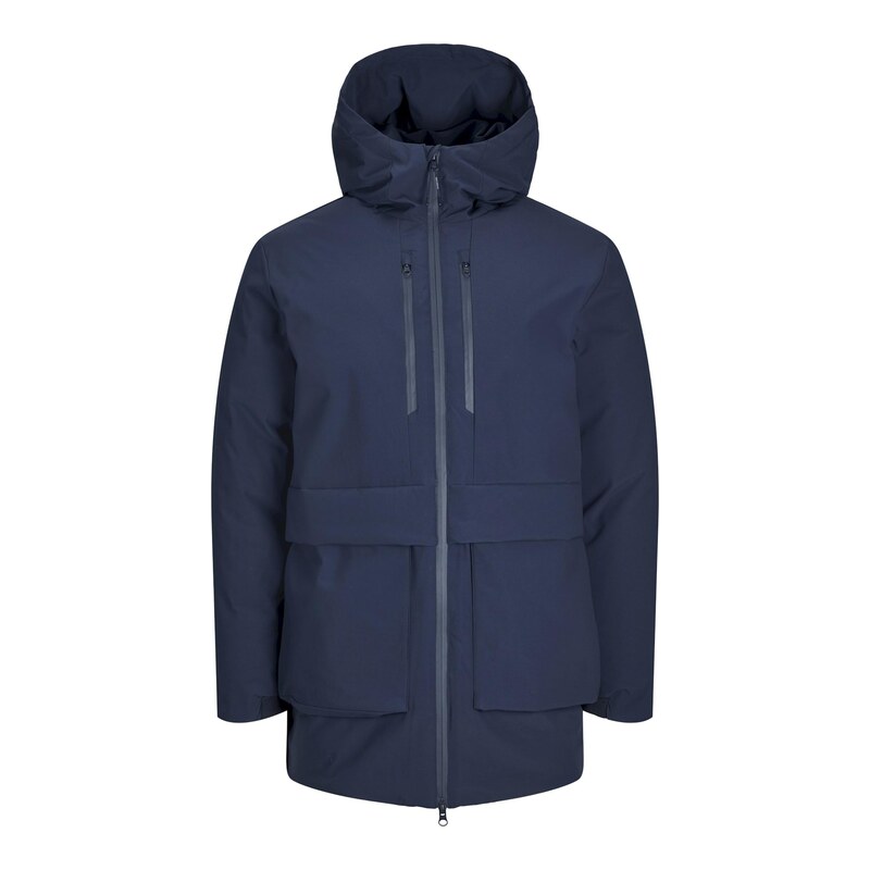 JACK & JONES Přechodová parka JCOCharlie tmavě modrá