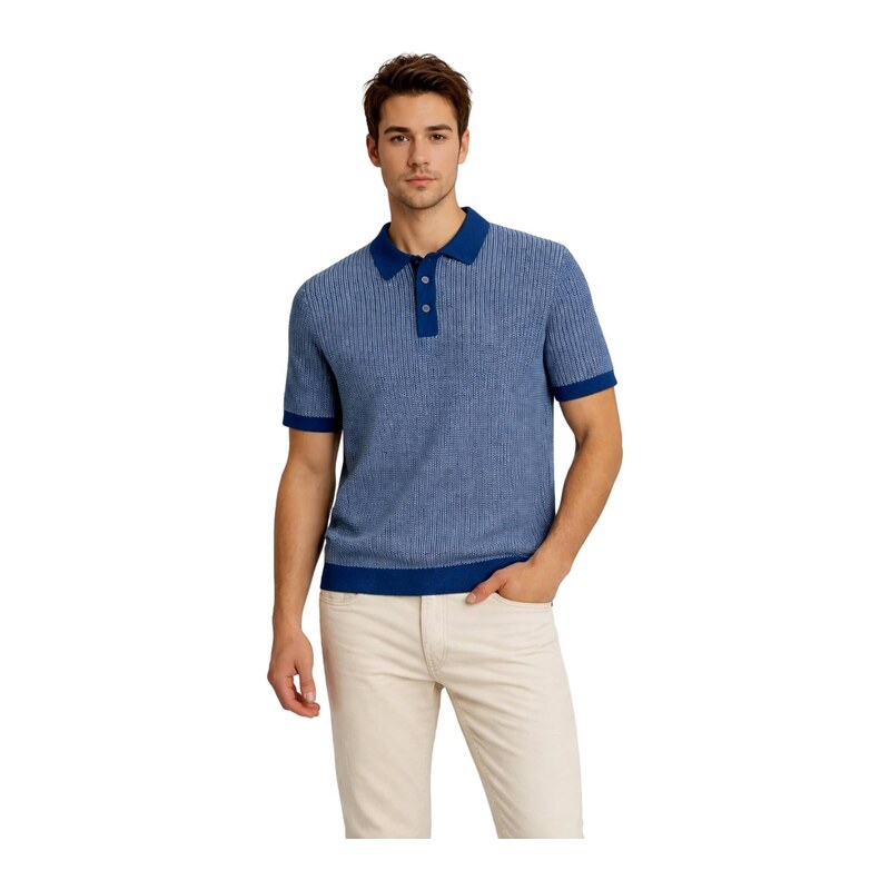 JACK & JONES Tričko Bluchris tmavě modrá / bílá
