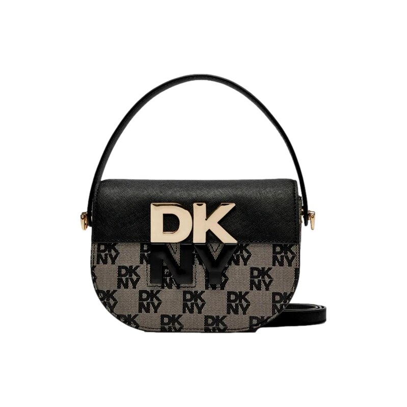 DKNY Taška přes rameno Echo hnědá / černá