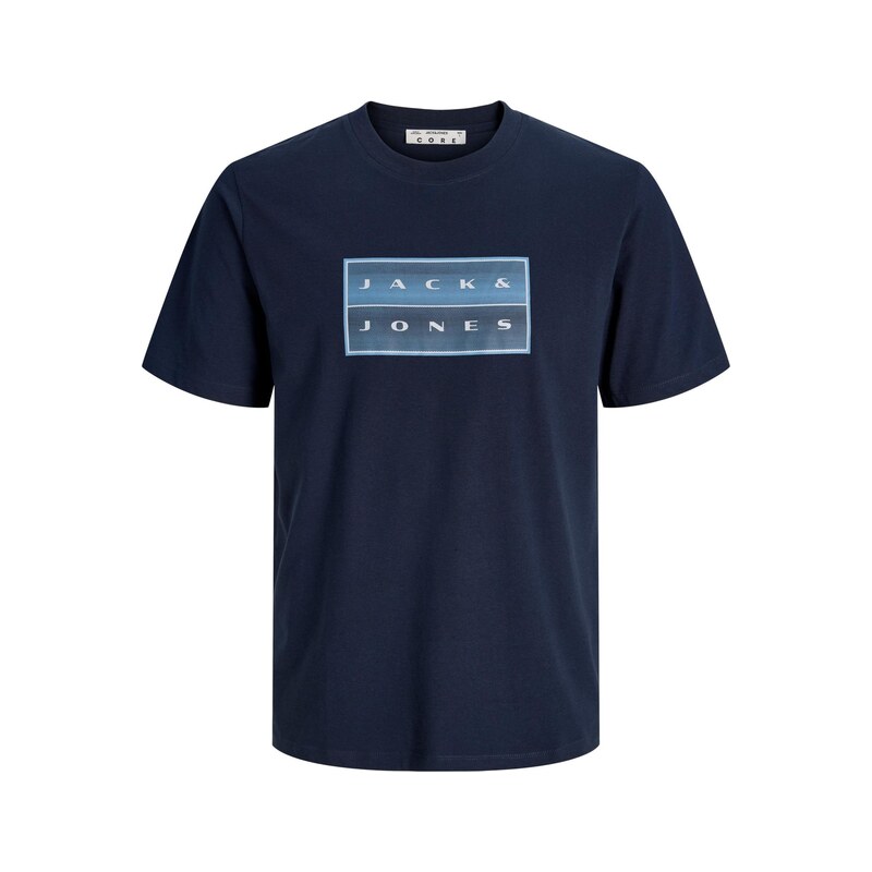Jack & Jones Plus Tričko JCOFUSION námořnická modř / světlemodrá