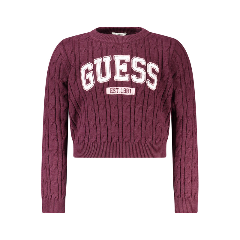 Dětský fialový svetr GUESS JEANS