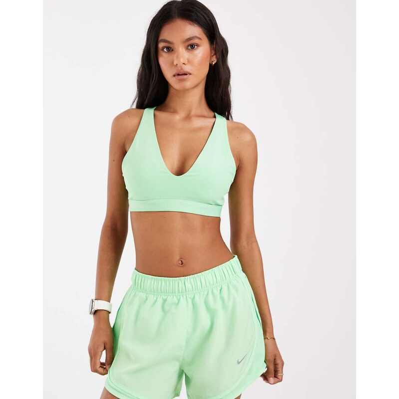 Nike Training Pro Dri-FIT sports bra in green