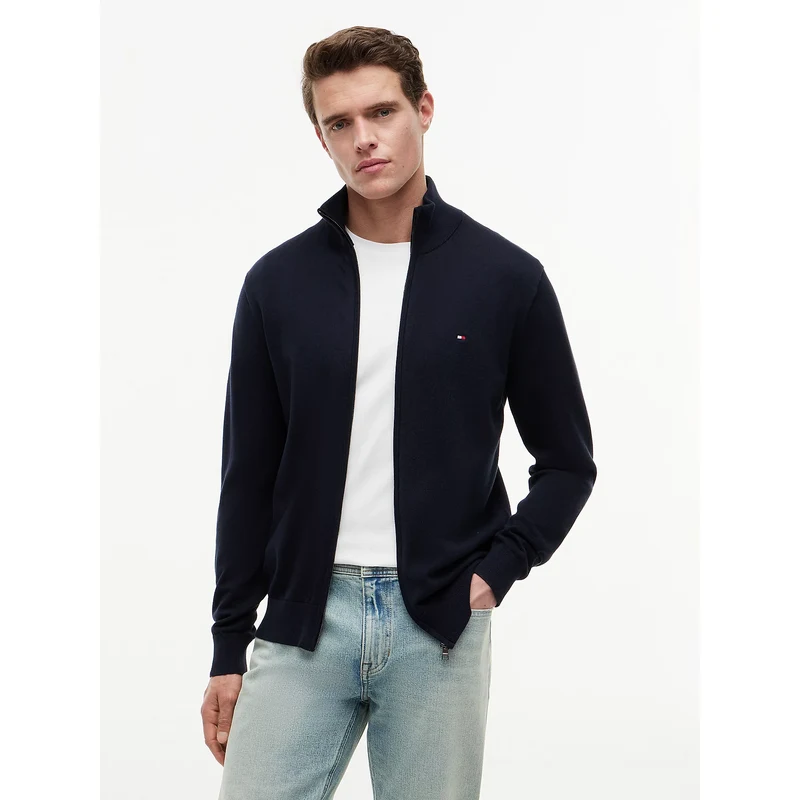 Tommy Hilfiger pánský tmavě modrý svetr