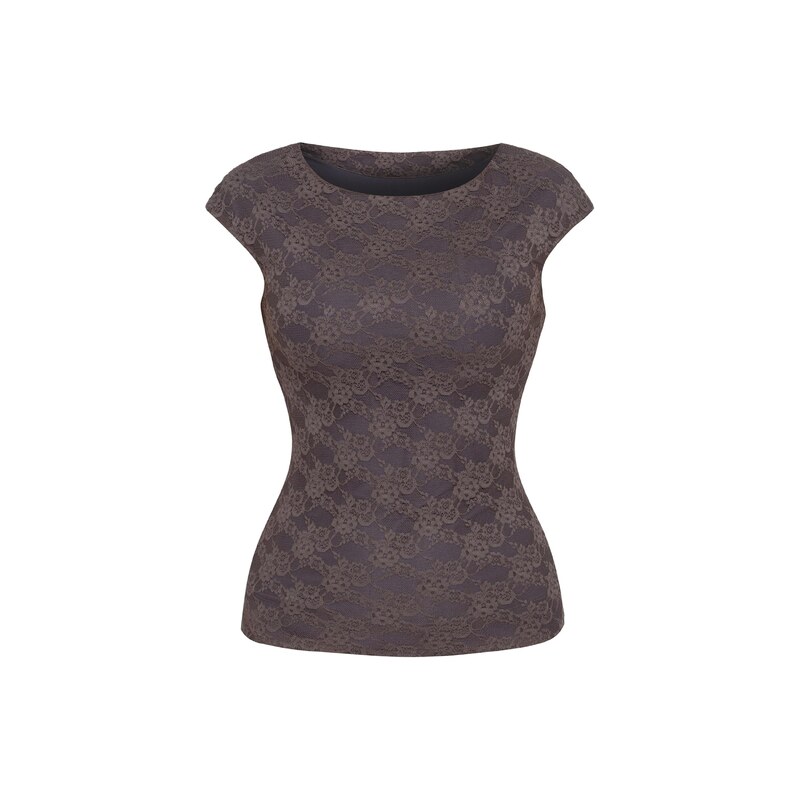 JIORO Top ESSENTIALS mokka