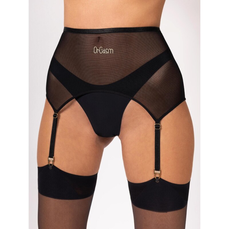 OrGasm Kšandy Seamless Garter Suspender černá
