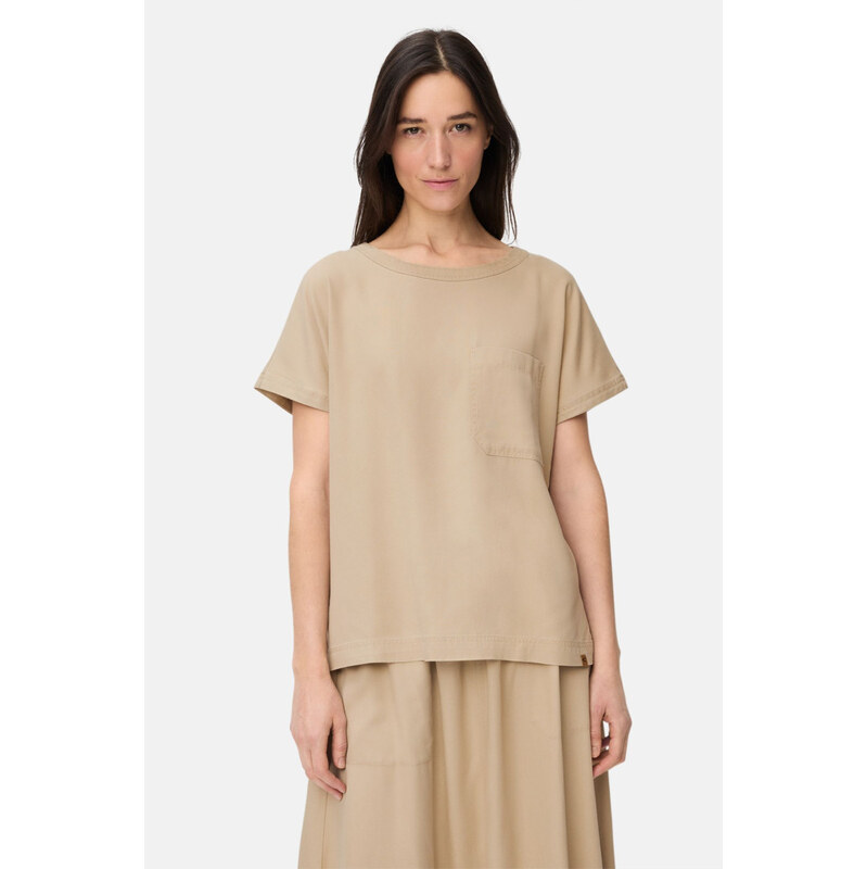 HALENKA CAMEL ACTIVE BLOUSES 1/2 SLEEVES